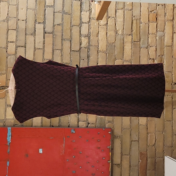Carolina Williamson dress, size M, burgundy - Picture 4 of 5